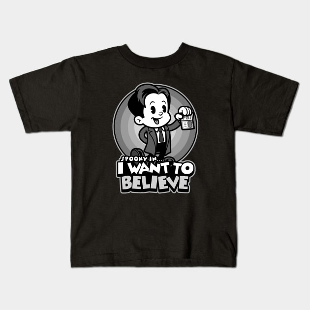 Vintage Spooky Kids T-Shirt by harebrained